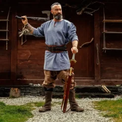 Leonardo Carbone Wikinger -Tunika -Torsten, Blau -Angebote Wikinger Kleidung Store wikinger tunika torsten blau 4