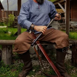 Leonardo Carbone Wikinger -Tunika -Torsten, Blau -Angebote Wikinger Kleidung Store wikinger tunika torsten blau 5