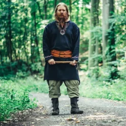 Leonardo Carbone Wikinger Tunika Wolf Fenrir, Schwarz -Angebote Wikinger Kleidung Store wikinger tunika wolf fenrir schwarz 5