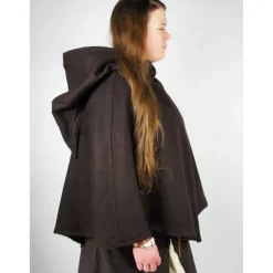 Leonardo Carbone Wikingergugel Alfhild, Schwarz -Angebote Wikinger Kleidung Store wikingergugel alfhild schwarz 2