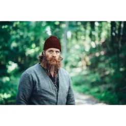 Leonardo Carbone Wikingerkappe Ari Wolle, Rot