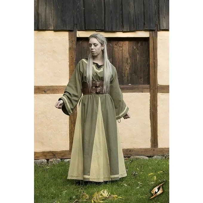 Epic Armoury Wikingerkleid Astrid, Grün/beige 5 Epic Armoury Wikingerkleid Astrid, Grün/beige – Bild 5
