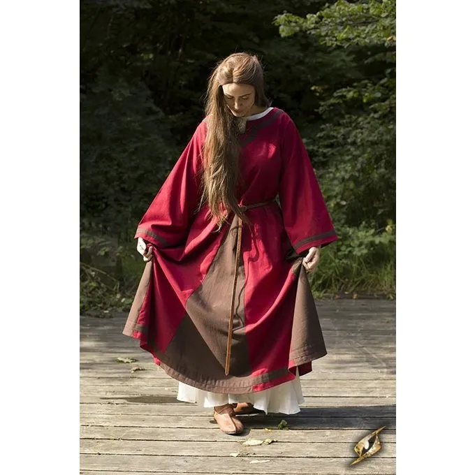Epic Armoury Wikingerkleid Astrid, Rot/braun 6 Epic Armoury Wikingerkleid Astrid, Rot/braun – Bild 6