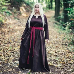 Leonardo Carbone Wikingerkleid Lina, Dunkelbraun