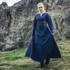 Leonardo Carbone Wikingerkleid Valdis, Blau
