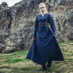 Leonardo Carbone Wikingerkleid Valdis, Blau