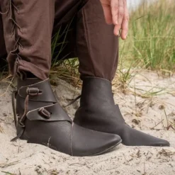 Epic Armoury Wikingerschuhe Jorvik Mit Gummisohle, Braun