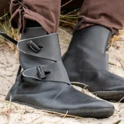 Epic Armoury Wikingerschuhe Jorvik Mit Gummisohle, Schwarz 9 Epic Armoury Wikingerschuhe Jorvik Mit Gummisohle, Schwarz -Angebote Wikinger Kleidung Store wikingerschuhe jorvik mit gummisohle schwarz 3