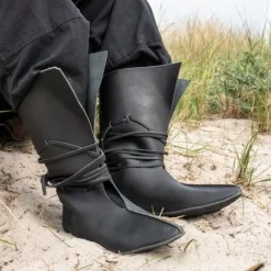Epic Armoury Wikingerstiefel Rolf, Schwarz -Angebote Wikinger Kleidung Store wikingerstiefel rolf schwarz 4