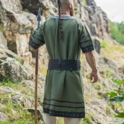 Leonardo Carbone Wikingertunika Rollo, Grün -Angebote Wikinger Kleidung Store wikingertunika rollo gruen 2