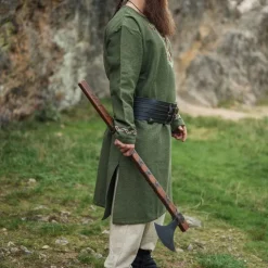 Leonardo Carbone Wikingertunika Wolf Fenrir, Grün -Angebote Wikinger Kleidung Store wikingertunika wolf fenrir gruen 2