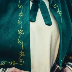 Leonardo Carbone Wolle Chaperon Runa, Grün -Angebote Wikinger Kleidung Store wolle chaperon runa gruen 2