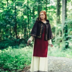 Leonardo Carbone Wolle Chaperon Runa, Schwarz