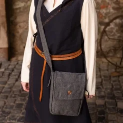 Burgschneider Wolle Tasche Juna, Dunkelgrau