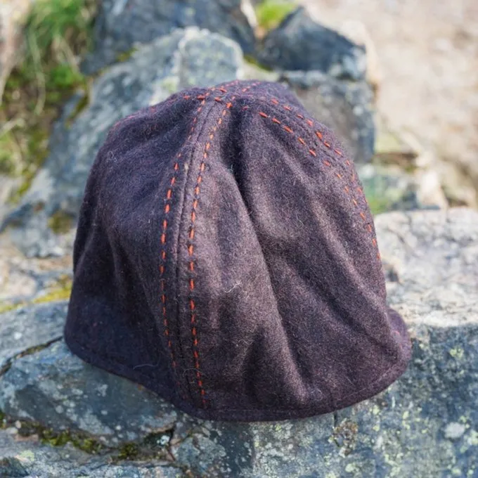 Leonardo Carbone Wolle Wikinger Hut Njal, Braun 2 Leonardo Carbone Wolle Wikinger Hut Njal, Braun – Bild 2