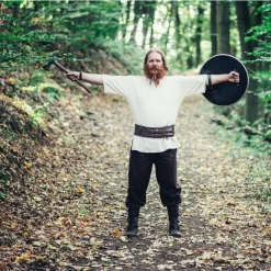 Leonardo Carbone Wollhose, Schwarz -Angebote Wikinger Kleidung Store wollhose schwarz 2